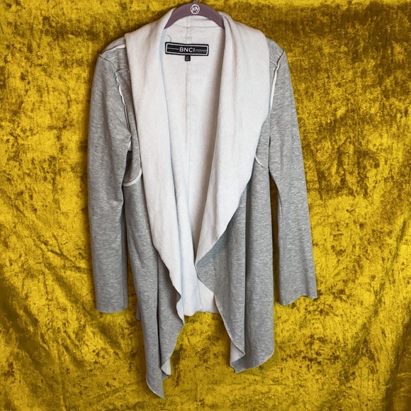fleece waterfall cardigan